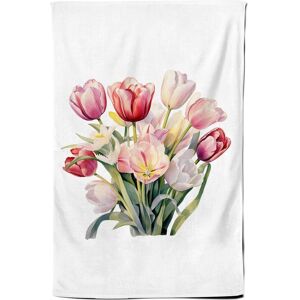 Warren Reed - Designer Spring Tuplips Watercolour Tea Towel Multicolor Warren Reed - Designer Spring Tuplips Watercolour Tea Towel Multicolor