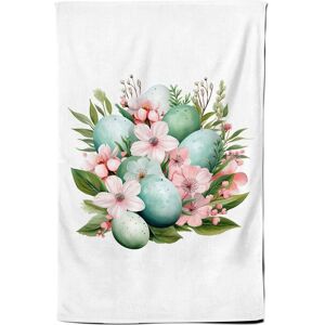 Warren Reed - Designer Cute Easter Egg Arrangement Tea Towel Multicolor Warren Reed - Designer Cute Easter Egg Arrangement Tea Towel Multicolor