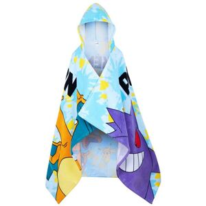 Pokemon Men's Towelling Poncho in Blue Blue Pokemon Men's Towelling Poncho in Blue Blue