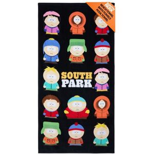 South Park Men's Beach Towel in Black Black South Park Men's Beach Towel in Black Black