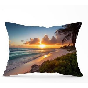 Warren Reed - Designer Sunrise On The Beach Cushions Size: 60 cm x 60 cm Multicolor 60 cm x 60 cm Warren Reed - Designer Sunrise On The Beach Cushions Size: 60 cm x 60 cm Multicolor 60 cm x 60 cm