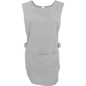 Dennys Women's Tabard Apron With Pocket in Grey Size: Small Grey Small Dennys Women's Tabard Apron With Pocket in Grey Size: Small Grey Small
