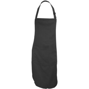Dennys Catering Bib Apron With Pocket One Size in Black Black Dennys Catering Bib Apron With Pocket One Size in Black Black