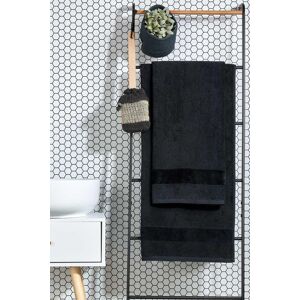 CHRISTY 'Prism' Bold Luxury 100% Turkish Cotton Towels in Black Black CHRISTY 'Prism' Bold Luxury 100% Turkish Cotton Towels in Black Black