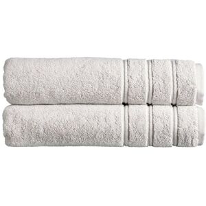 CHRISTY 'Antalya' 100% Turkish Cotton 2 Piece Luxury Bath Sheet Set in Light Grey Light Grey CHRISTY 'Antalya' 100% Turkish Cotton 2 Piece Luxury Bath Sheet Set in Light Grey Light Grey