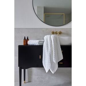 CHRISTY 'Trellis' Cotton Bamboo Blend Soft Towels in White White CHRISTY 'Trellis' Cotton Bamboo Blend Soft Towels in White White