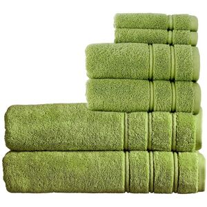 Christy Antalya Green One Size 6-Piece Bath Sheet Set Christy Antalya Green One Size 6-Piece Bath Sheet Set