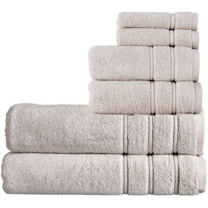 CHRISTY 'Antalya' 100% Turkish Cotton 6 Piece Luxury Bath Sheet Set in Beige Beige CHRISTY 'Antalya' 100% Turkish Cotton 6 Piece Luxury Bath Sheet Set in Beige Beige