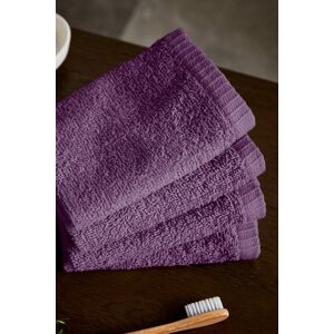 Catherine Lansfield Plum Cotton Face Cloths - Face Cloths Catherine Lansfield Plum Cotton Face Cloths - Face Cloths