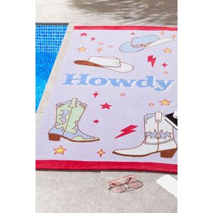 Sassy B Howdy Cowgirl Absorbent Beach Towel - Beach Towel Sassy B Howdy Cowgirl Absorbent Beach Towel - Beach Towel