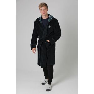 Tokyo Laundry Men's Plush Dressing Gown in Black Size: XL Black XL Tokyo Laundry Men's Plush Dressing Gown in Black Size: XL Black XL