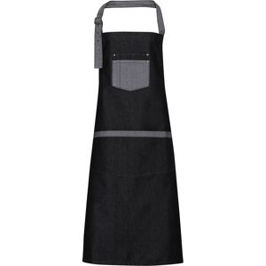 Premier Domain Contrast Denim Bib Apron in True Black True Black Premier Domain Contrast Denim Bib Apron in True Black True Black