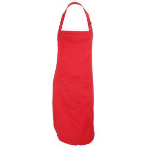 Dennys Catering Bib Apron With Pocket Pack of 2 in Red Red Dennys Catering Bib Apron With Pocket Pack of 2 in Red Red