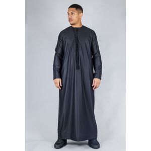 Thobez Men's Thobe Emirati Islamic Clothing String Tassel in Black Size: 60S Black 60S Thobez Men's Thobe Emirati Islamic Clothing String Tassel in Black Size: 60S Black 60S