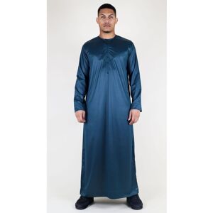 Thobez Men's Satin Emirati Thobe Islamic Clothing in Olive Size: 54R Olive 54R Thobez Men's Satin Emirati Thobe Islamic Clothing in Olive Size: 54R Olive 54R