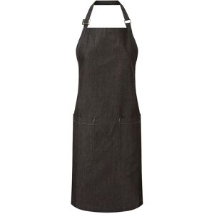 Premier Fairtrade Certified Denim Apron in Black Black Premier Fairtrade Certified Denim Apron in Black Black