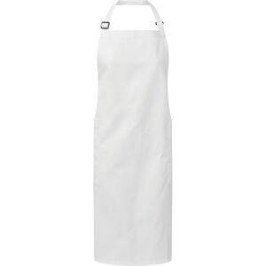 Premier Fairtrade Certified Full Apron in White White Premier Fairtrade Certified Full Apron in White White