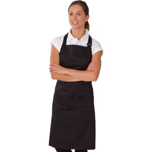 Le Chef Bibbed Apron in Black Black Le Chef Bibbed Apron in Black Black