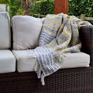 Allure Bath Fashions Zig Zag Heavyweight Herringbone Throw Blanket in Mustard Size: 125 cm x 150 cm Mustard 125 cm x 150 cm Allure Bath Fashions Zig Zag Heavyweight Herringbone Throw Blanket in Mustard Size: 125 cm x 150 cm Mustard 125 cm x 150 cm