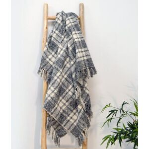 Allure Bath Fashions Chenille Checked Tartan Throw Blanket in Grey Size: 125 cm x 150 cm Grey 125 cm x 150 cm Allure Bath Fashions Chenille Checked Tartan Throw Blanket in Grey Size: 125 cm x 150 cm Grey 125 cm x 150 cm