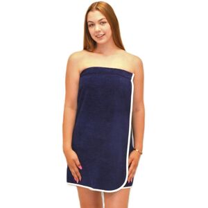 Allure Bath Fashions Navy Shower Wrap - Shower Wrap Allure Bath Fashions Navy Shower Wrap - Shower Wrap