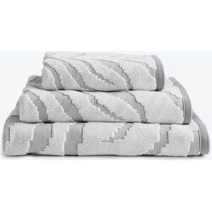 Allure Bath Fashions Zebra Print Sculpted Bath Towel in Grey Size: Bath Sheet Grey Bath Sheet Allure Bath Fashions Zebra Print Sculpted Bath Towel in Grey Size: Bath Sheet Grey Bath Sheet