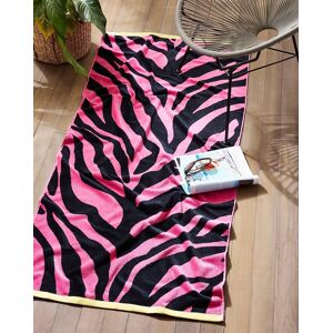 Allure Bath Fashions Jumbo Zebra Print Beach Towel 90 x 180cm - 100% Cotton in Pink Pink Allure Bath Fashions Jumbo Zebra Print Beach Towel 90 x 180cm - 100% Cotton in Pink Pink