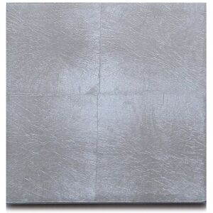 Posh Trading Company Set of Two Silver Leaf Coasters - Chic Matte Silver Silver Posh Trading Company Set of Two Silver Leaf Coasters - Chic Matte Silver Silver