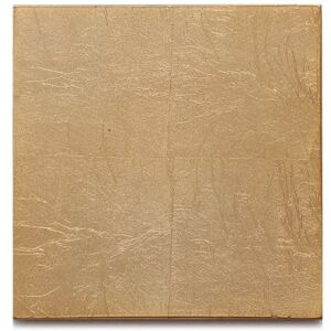 Posh Trading Company Set of Two Silver Leaf Coasters - Chic Matte Gold Gold Posh Trading Company Set of Two Silver Leaf Coasters - Chic Matte Gold Gold