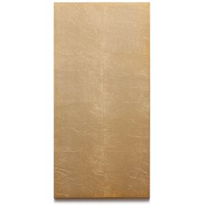 Posh Trading Company Set of Two Silver Leaf Double Coasters - Chic Matte Gold Gold Posh Trading Company Set of Two Silver Leaf Double Coasters - Chic Matte Gold Gold