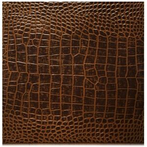 Posh Trading Company Set of Two Placemats - Vintage Croc in Brown Brown Posh Trading Company Set of Two Placemats - Vintage Croc in Brown Brown