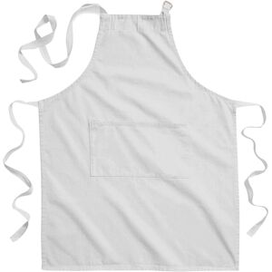 Westford Mill Fairtrade Full Apron in Light Grey Light Grey Westford Mill Fairtrade Full Apron in Light Grey Light Grey