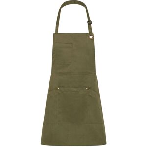 Dennys Le Chef Full Apron in Olive Olive Dennys Le Chef Full Apron in Olive Olive