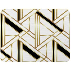 Benjamin Tate Design Golden Art Deco Blanket in Natural Size: 120 cm x 150 cm Natural 120 cm x 150 cm Benjamin Tate Design Golden Art Deco Blanket in Natural Size: 120 cm x 150 cm Natural 120 cm x 150 cm