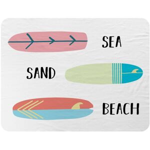 Benjamin Tate Design Sea Sand Surf Beach Blanket in Natural Size: 120 cm x 150 cm Natural 120 cm x 150 cm Benjamin Tate Design Sea Sand Surf Beach Blanket in Natural Size: 120 cm x 150 cm Natural 120 cm x 150 cm