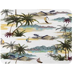 Benjamin Tate Design Palm Trees Blanket in Natural Size: 120 cm x 150 cm Natural 120 cm x 150 cm Benjamin Tate Design Palm Trees Blanket in Natural Size: 120 cm x 150 cm Natural 120 cm x 150 cm