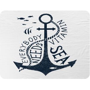 Benjamin Tate Design Everybody Needs Vitamin Sea Blanket in Natural Size: 120 cm x 150 cm Natural 120 cm x 150 cm Benjamin Tate Design Everybody Needs Vitamin Sea Blanket in Natural Size: 120 cm x 150 cm Natural 120 cm x 150 cm