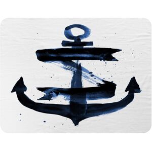 Benjamin Tate Design Watercolour Anchor Blanket in Natural Size: 120 cm x 150 cm Natural 120 cm x 150 cm Benjamin Tate Design Watercolour Anchor Blanket in Natural Size: 120 cm x 150 cm Natural 120 cm x 150 cm