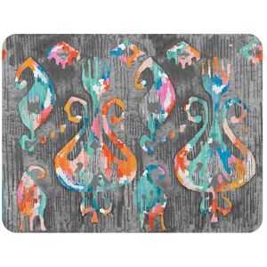 Benjamin Tate Design Trendy Tribal Pattern In Watercolour Style Blanket in Natural Size: 120 cm x 150 cm Natural 120 cm x 150 cm Benjamin Tate Design Trendy Tribal Pattern In Watercolour Style Blanket in Natural Size: 120 cm x 150 cm Natural 120 cm x 150 cm