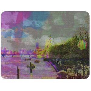 Benjamin Tate Design London Bridge View Blanket in Natural Size: 120 cm x 150 cm Natural 120 cm x 150 cm Benjamin Tate Design London Bridge View Blanket in Natural Size: 120 cm x 150 cm Natural 120 cm x 150 cm