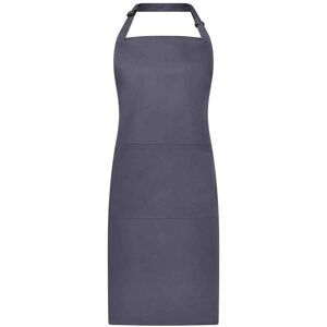 Brand Lab Bibbed Full Apron in Dark Grey Dark Grey Brand Lab Bibbed Full Apron in Dark Grey Dark Grey
