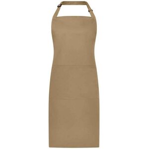 Brand Lab Bibbed Full Apron in Khaki Khaki Brand Lab Bibbed Full Apron in Khaki Khaki