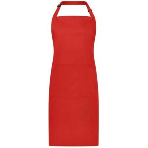 Brand Lab Bibbed Full Apron in Red Red Brand Lab Bibbed Full Apron in Red Red