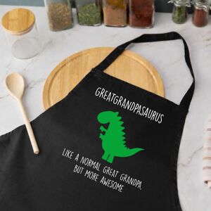 60 SECOND MAKEOVER Men's Baker Dinosaur Apron in Black Black 60 SECOND MAKEOVER Men's Baker Dinosaur Apron in Black Black