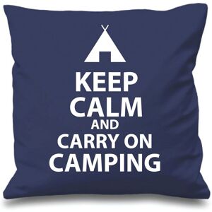 60 SECOND MAKEOVER Navy Cushion Cover Keep Calm & Carry On Camping 16" x 16" Mum Friend Gift Decorative Cushion Home Camp Size: 40 cm x 40 cm Navy 40 cm x 40 cm 60 SECOND MAKEOVER Navy Cushion Cover Keep Calm & Carry On Camping 16" x 16" Mum Friend Gift Decorative Cushion Home Camp Size: 40 cm x 40 cm Navy 40 cm x 40 cm