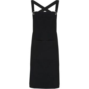 Premier Barista Cross Back Full Apron in Black Black Premier Barista Cross Back Full Apron in Black Black