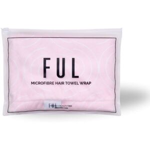 FUL Microfibre Hair Towel Wrap - Super Absorbent Quick-Dry Turban for Wet Hair - Soft & Lightweight in Pink Pink FUL Microfibre Hair Towel Wrap - Super Absorbent Quick-Dry Turban for Wet Hair - Soft & Lightweight in Pink Pink