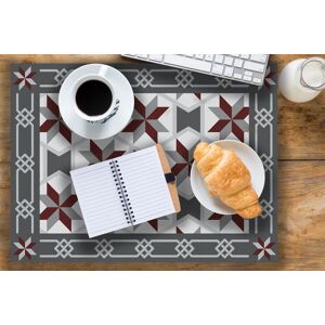 Native Home & Lifestyle Roma Vinyl Table Mat 33x45cm (Set of 4) Size: 4 Pack Multicolor 4 Pack Native Home & Lifestyle Roma Vinyl Table Mat 33x45cm (Set of 4) Size: 4 Pack Multicolor 4 Pack