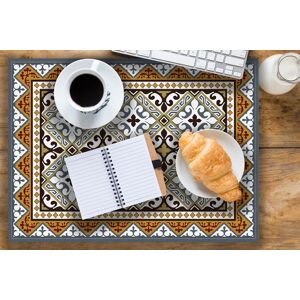 Native Home & Lifestyle Verona Vinyl Table Mat 33x45cm (Set of 4) Size: 4 Pack Multicolor 4 Pack Native Home & Lifestyle Verona Vinyl Table Mat 33x45cm (Set of 4) Size: 4 Pack Multicolor 4 Pack