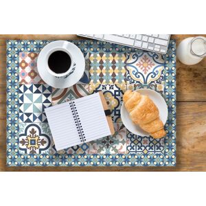 Native Home & Lifestyle Siena Vinyl Table Mat 33x45cm (Set of 4) Size: 4 Pack Multicolor 4 Pack Native Home & Lifestyle Siena Vinyl Table Mat 33x45cm (Set of 4) Size: 4 Pack Multicolor 4 Pack